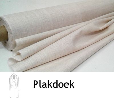 Plakdoek of manteldoek is geweven tussenvoering voor jassen, colberts, blazers enz.