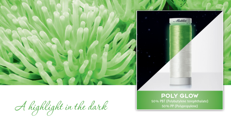 polyglow oplichtend naai en borduur garen