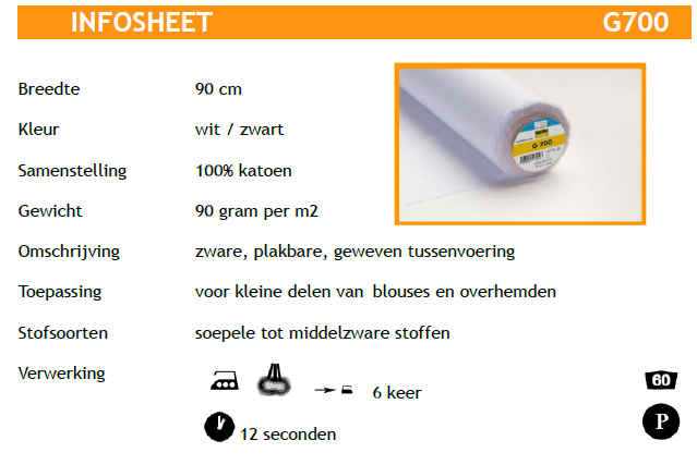 infosheet G700 example - we will take the sample binder to the BMA convention on april 15th 2023