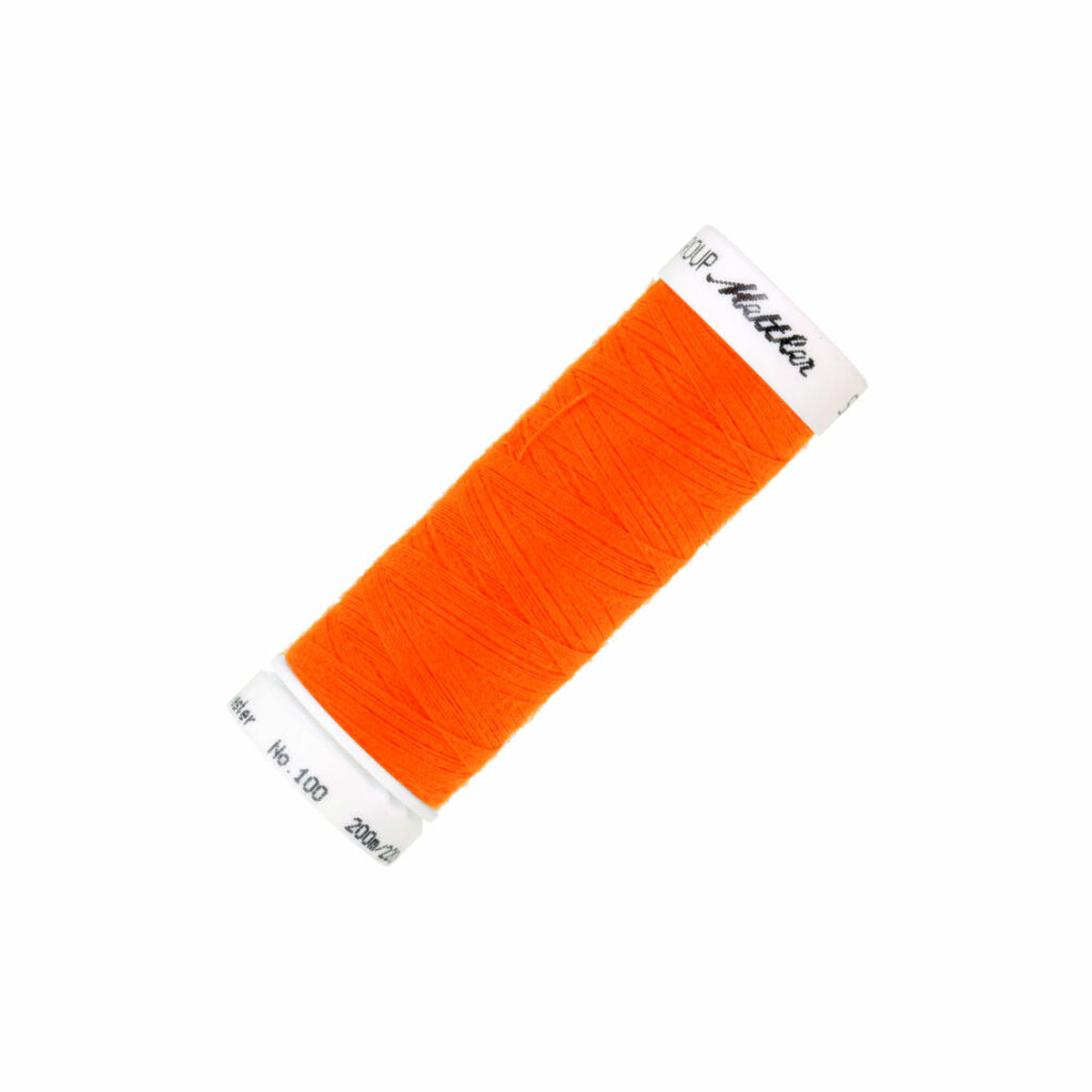 Buy sewing machine thread online in neon orange or workmans coat orange