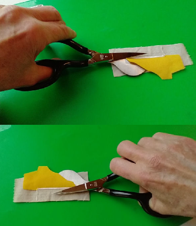 How to cut with your appliqué scissors