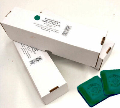 Tailors chalk box 25 pieces in green