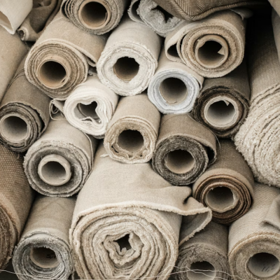 Whatever fabric you choose, there is always a suitable vilene or interlining, check the washing instructions ans symbols